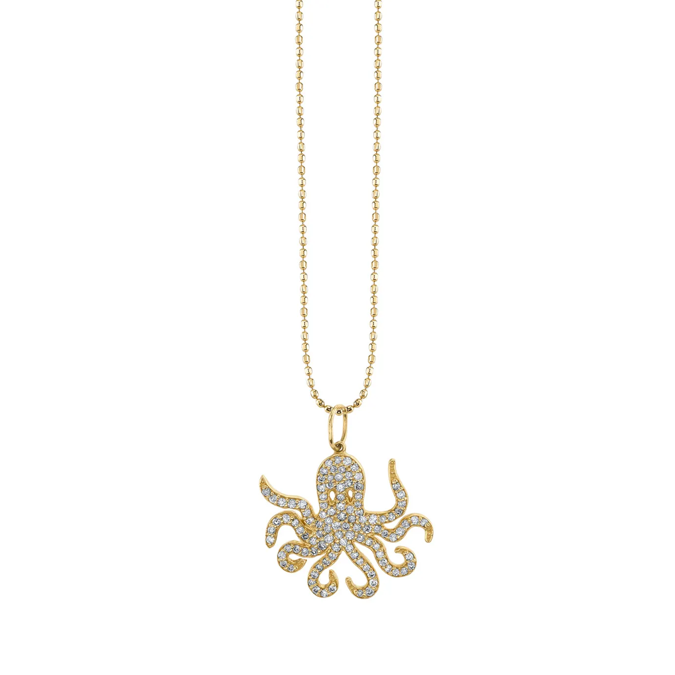 Gold & Diamond Octopus Charm sold by Sydney Evan