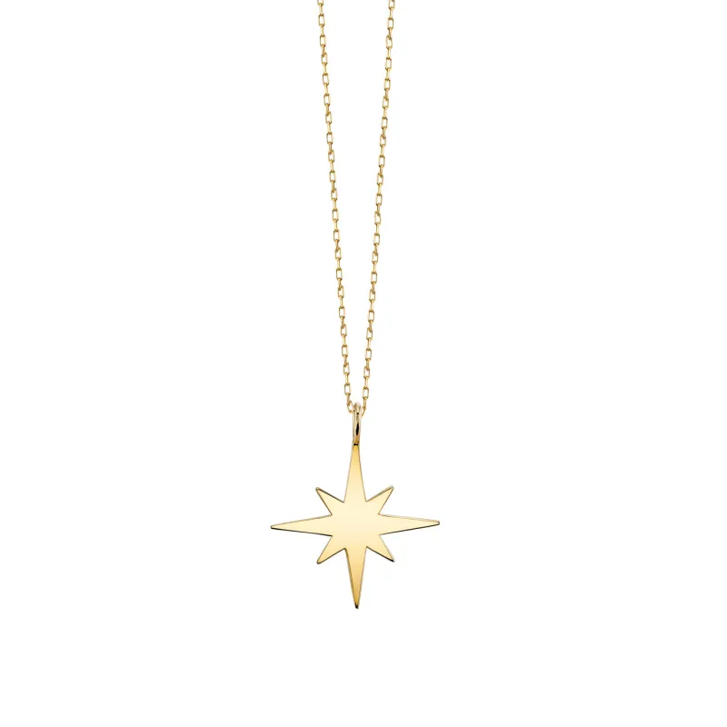 Pure Gold Small Starburst Charm made by Sydney Evan