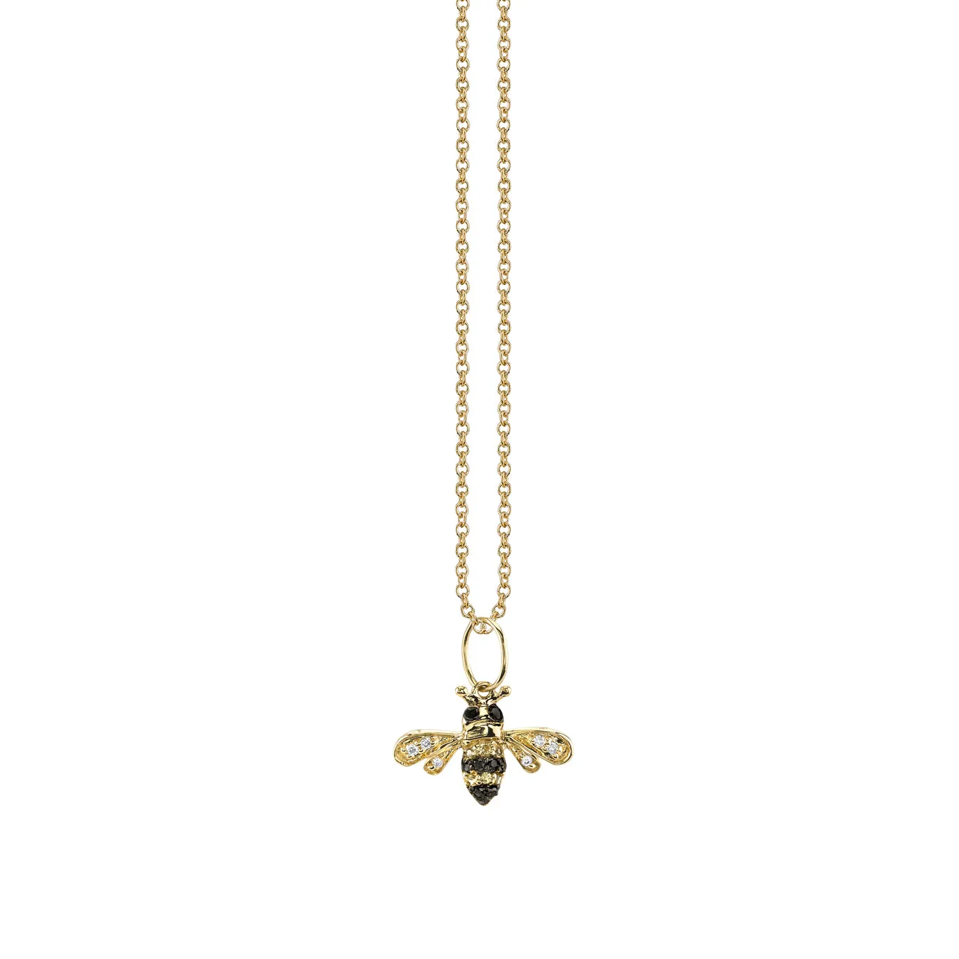 Gold & Diamond Small Bee Charm sold by Sydney Evan