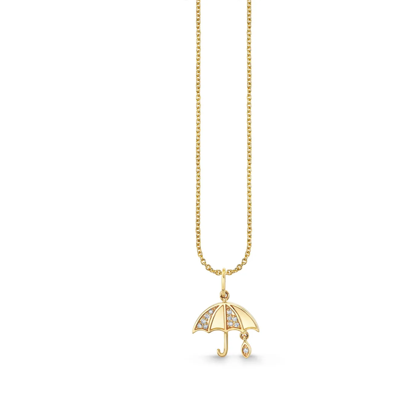 Gold & Diamond Umbrella Charm sold by Sydney Evan