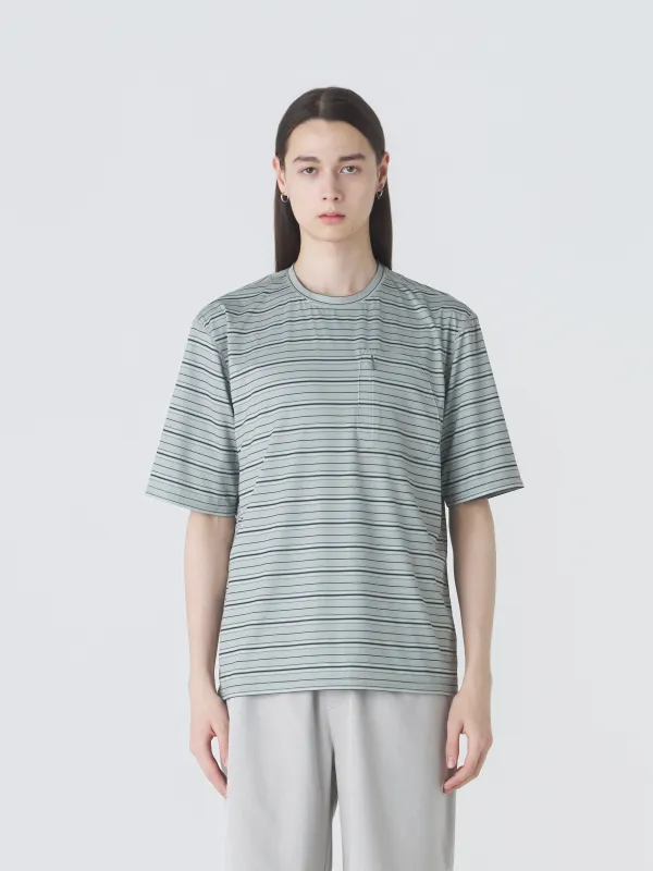 STRIPED SHORT SLEEVE T-SHIRT made by Hiking Patrol