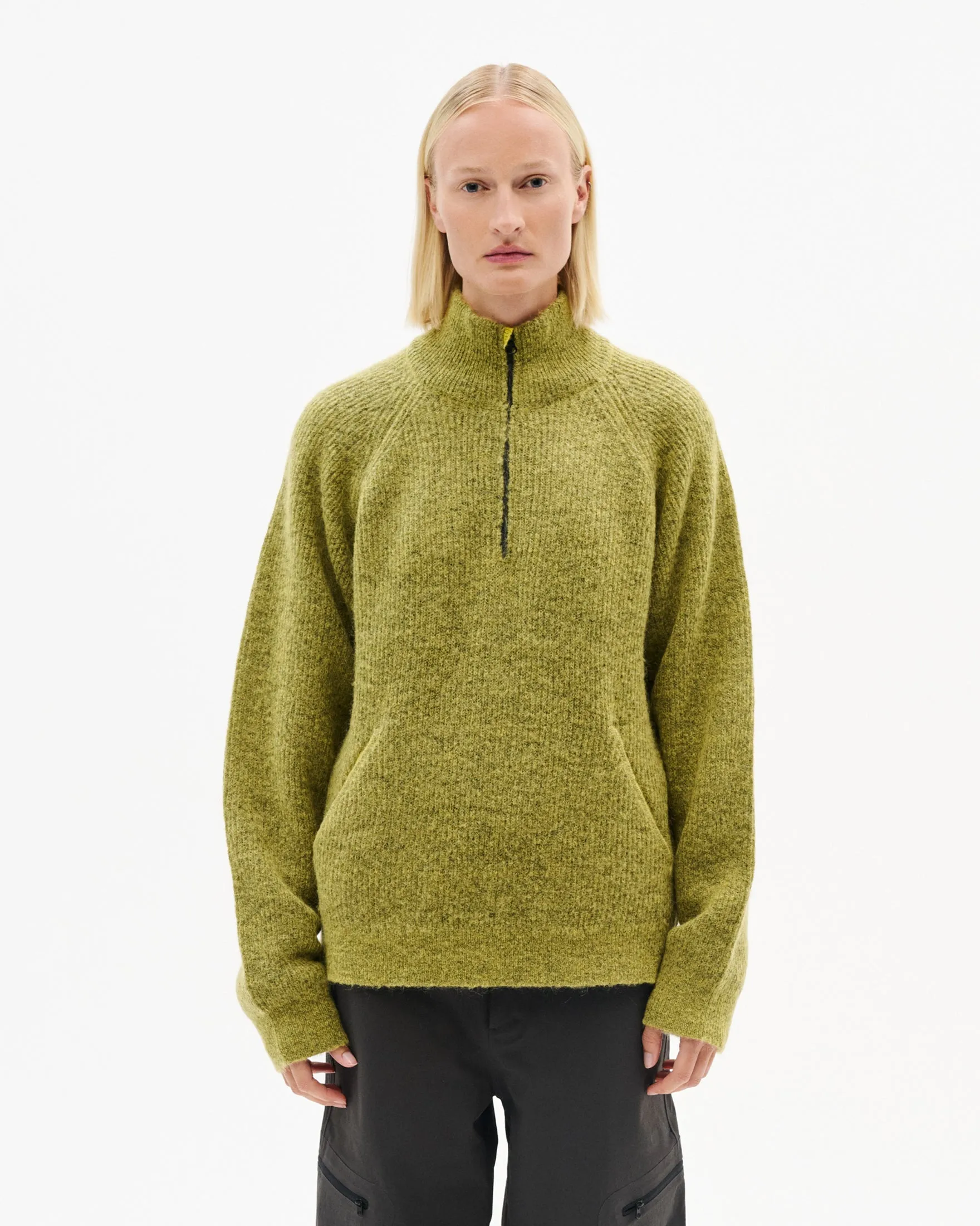 ESSENCE MOHAIR MIXED KNIT TOP sold by Hiking Patrol product image thumbnail 5