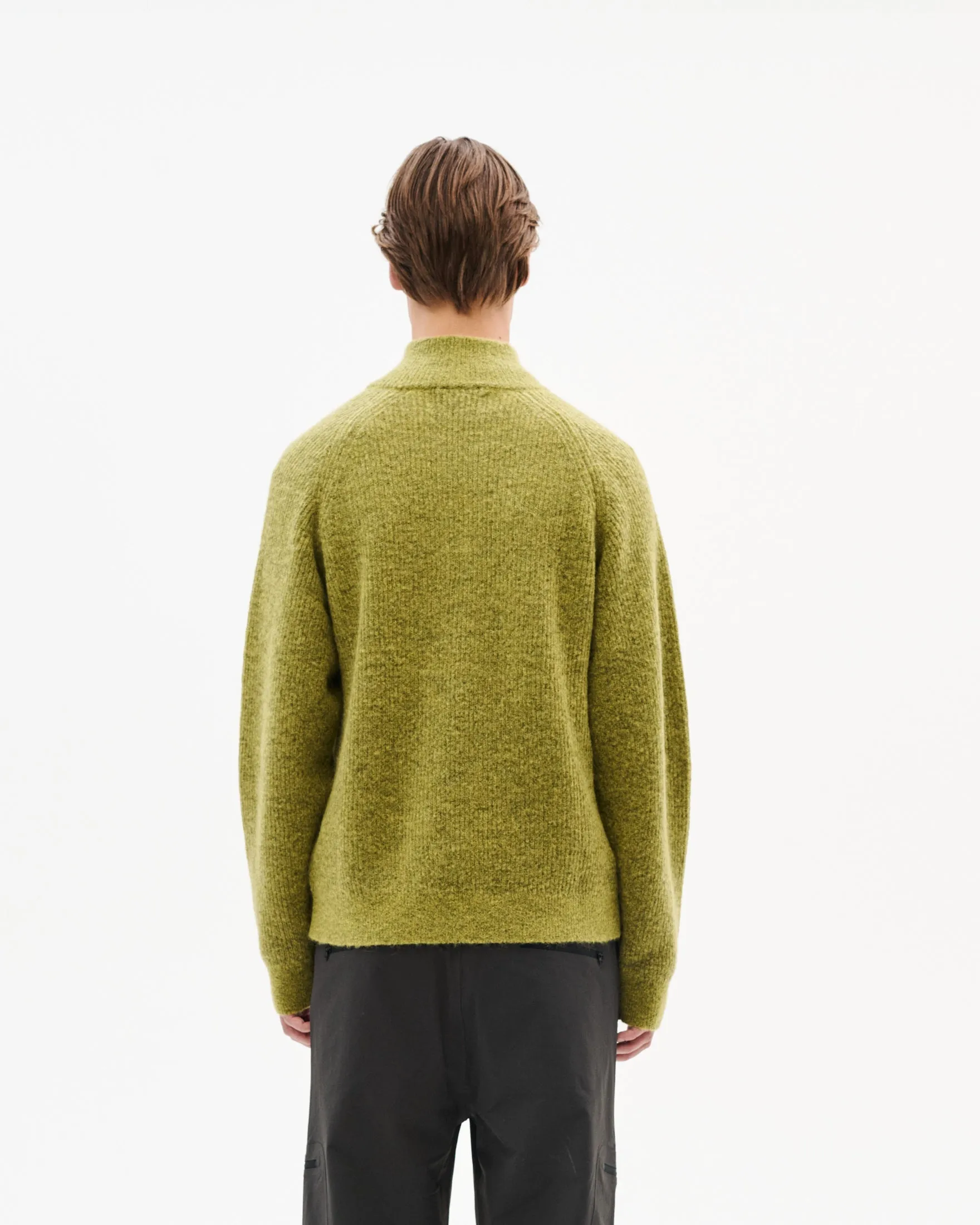 ESSENCE MOHAIR MIXED KNIT TOP sold by Hiking Patrol product image thumbnail 4
