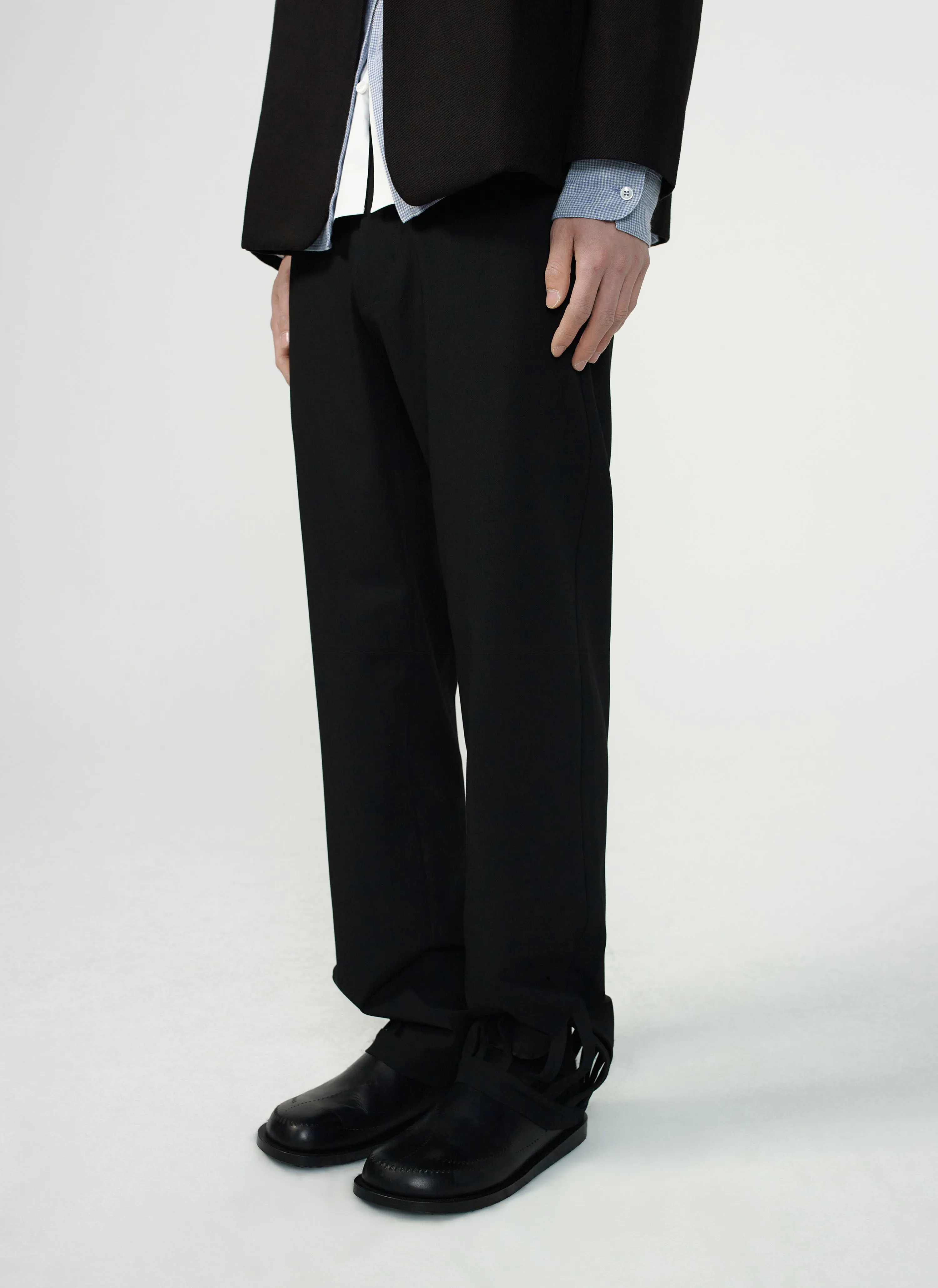 Trimmed Pants sold by POST ARCHIVE FASHION product image thumbnail 4
