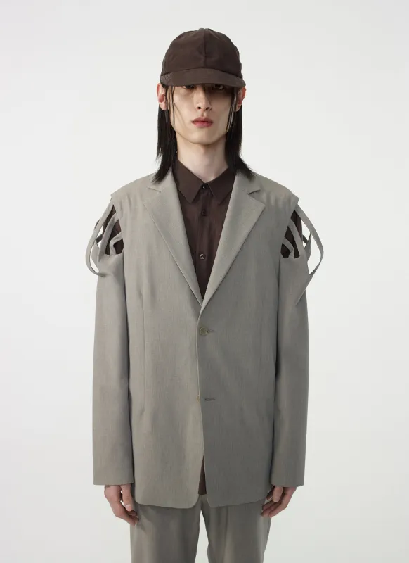 Trimmed Jacket made by POST ARCHIVE FASHION