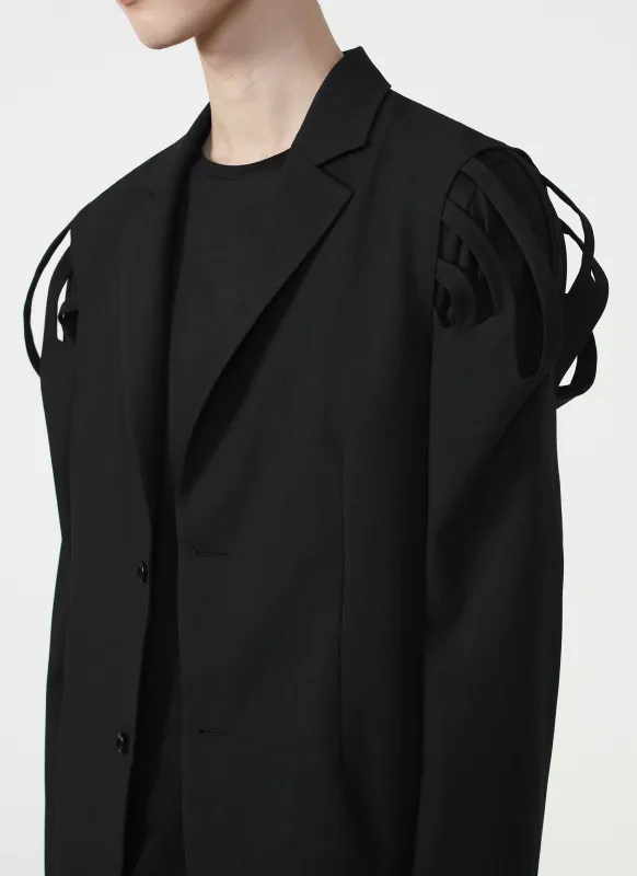 Trimmed Jacket made by POST ARCHIVE FASHION