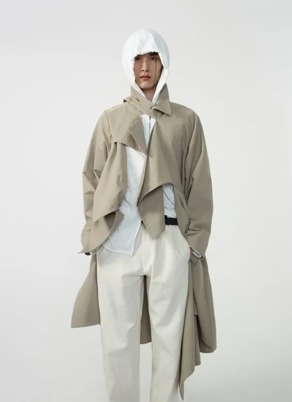 Trimmed Coat made by POST ARCHIVE FASHION