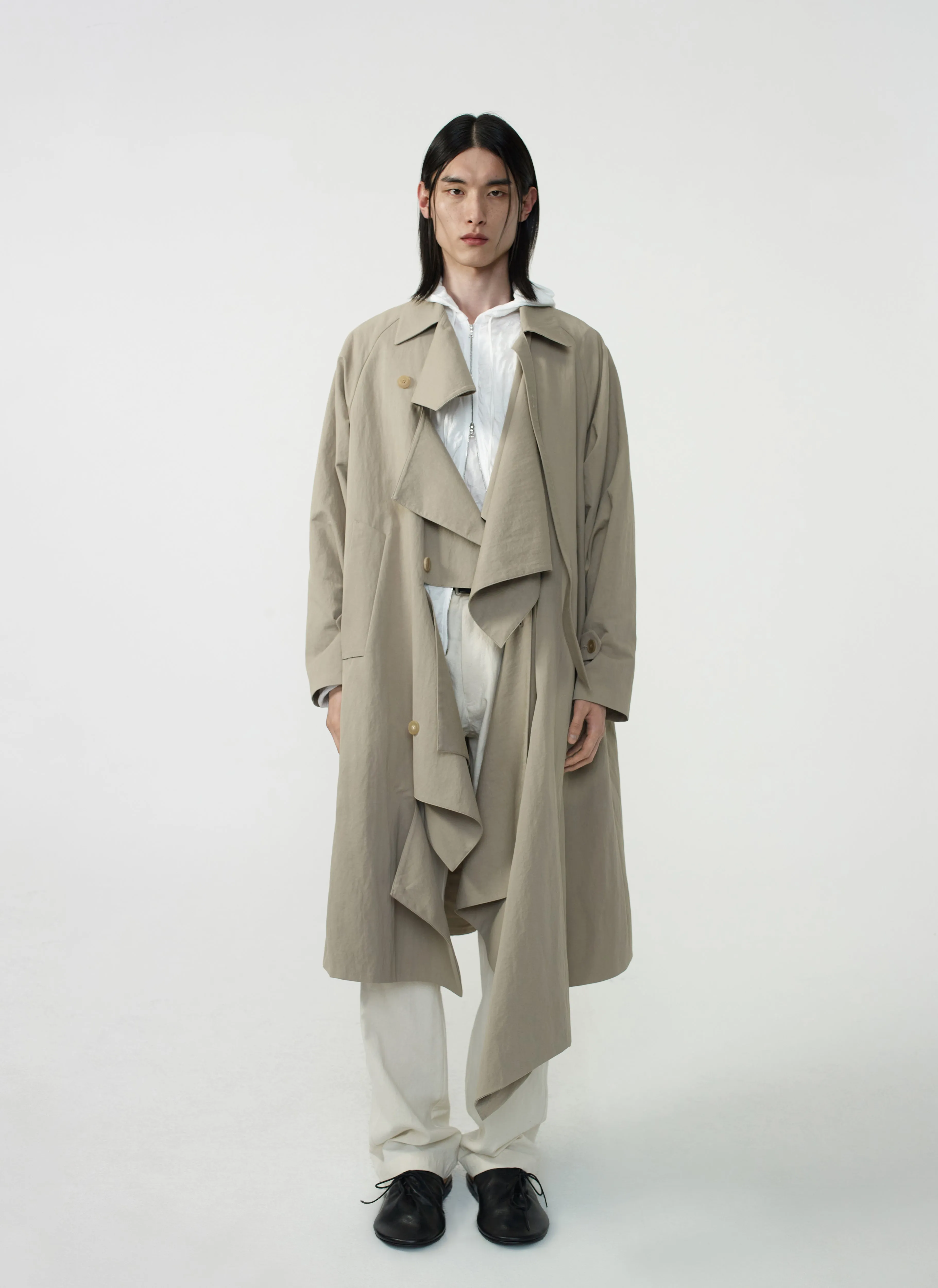 Trimmed Coat sold by POST ARCHIVE FASHION product image thumbnail 2
