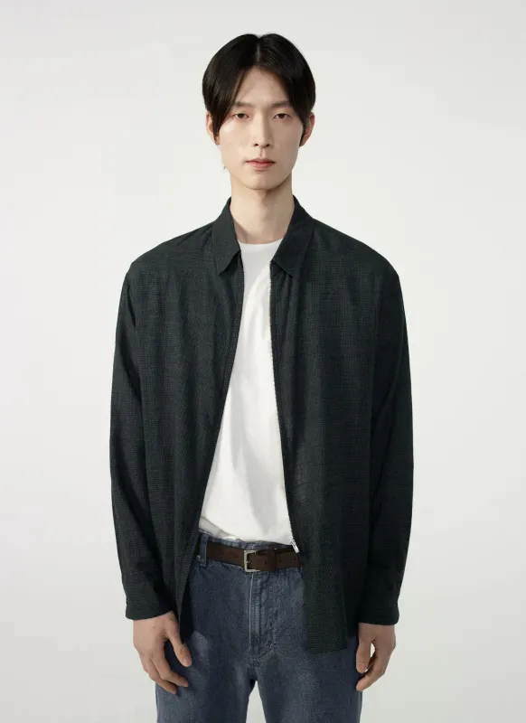 Zip Shirt made by POST ARCHIVE FASHION
