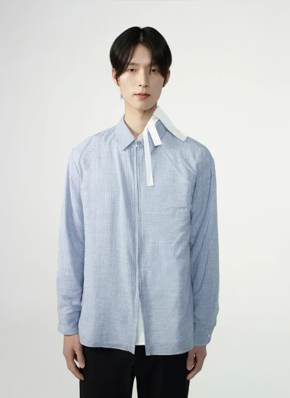 Zip Shirt made by POST ARCHIVE FASHION