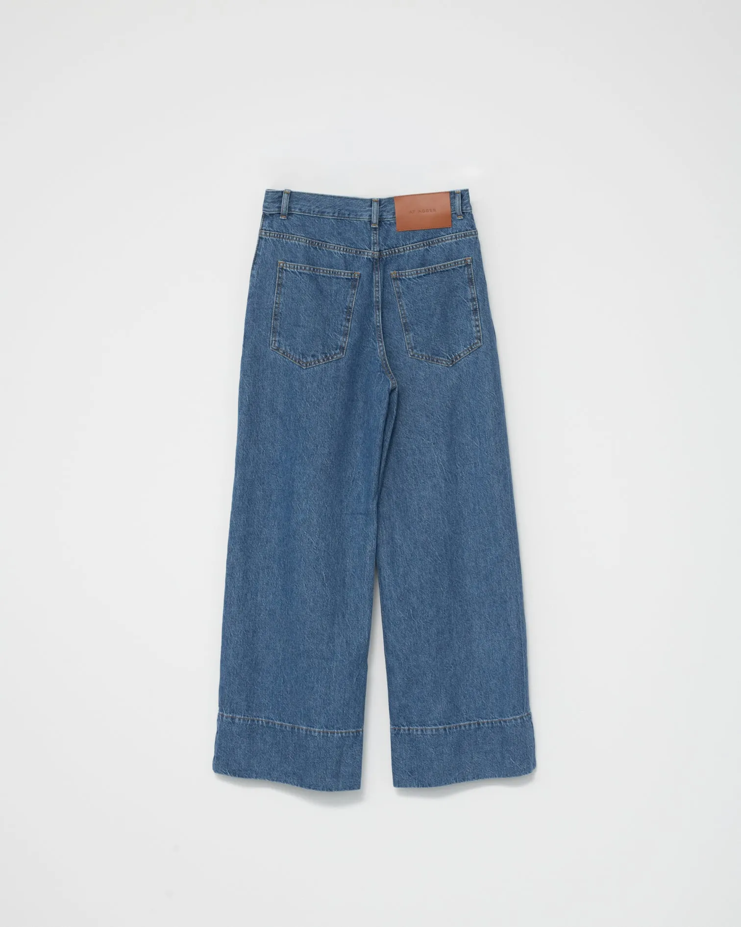 Hemp/cotton wide leg jeans sold by AF Agger product image thumbnail 2