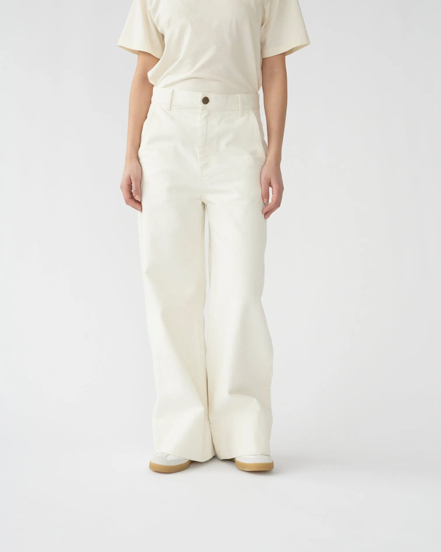 Hemp/cotton wide leg jeans sold by AF Agger product image thumbnail 3