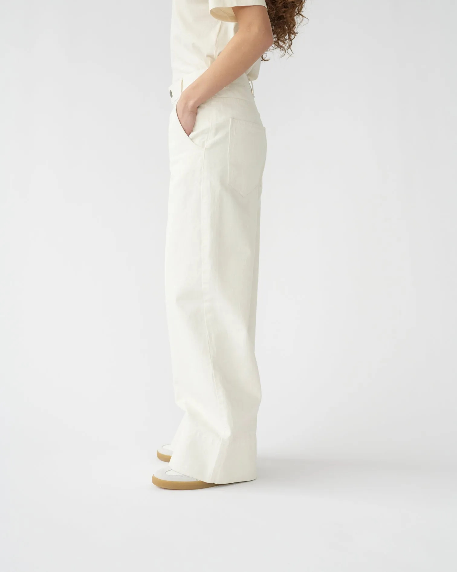 Hemp/cotton wide leg jeans sold by AF Agger product image thumbnail 4
