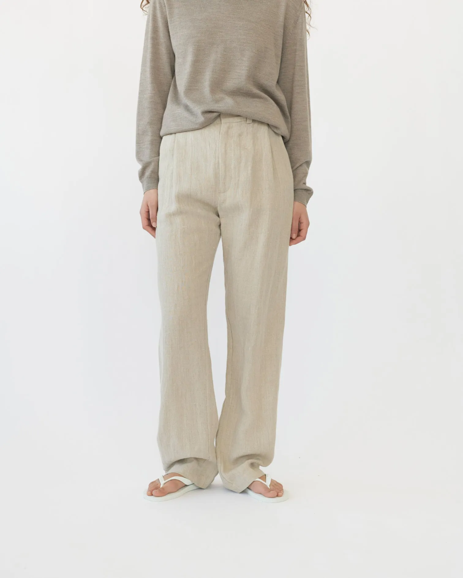 Linen Box Trousers sold by AF Agger product image thumbnail 4