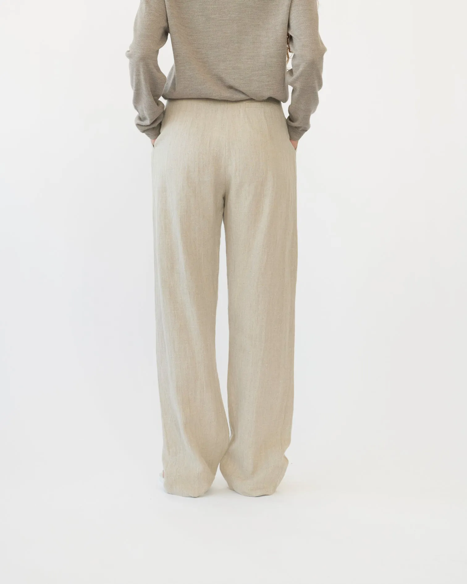 Linen Box Trousers sold by AF Agger product image thumbnail 5