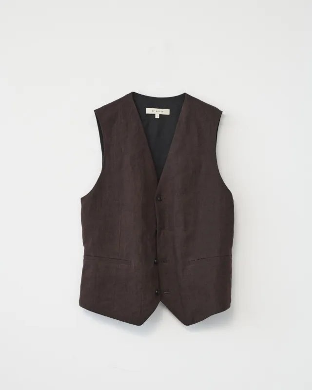 Linen Oversized Vest made by AF Agger