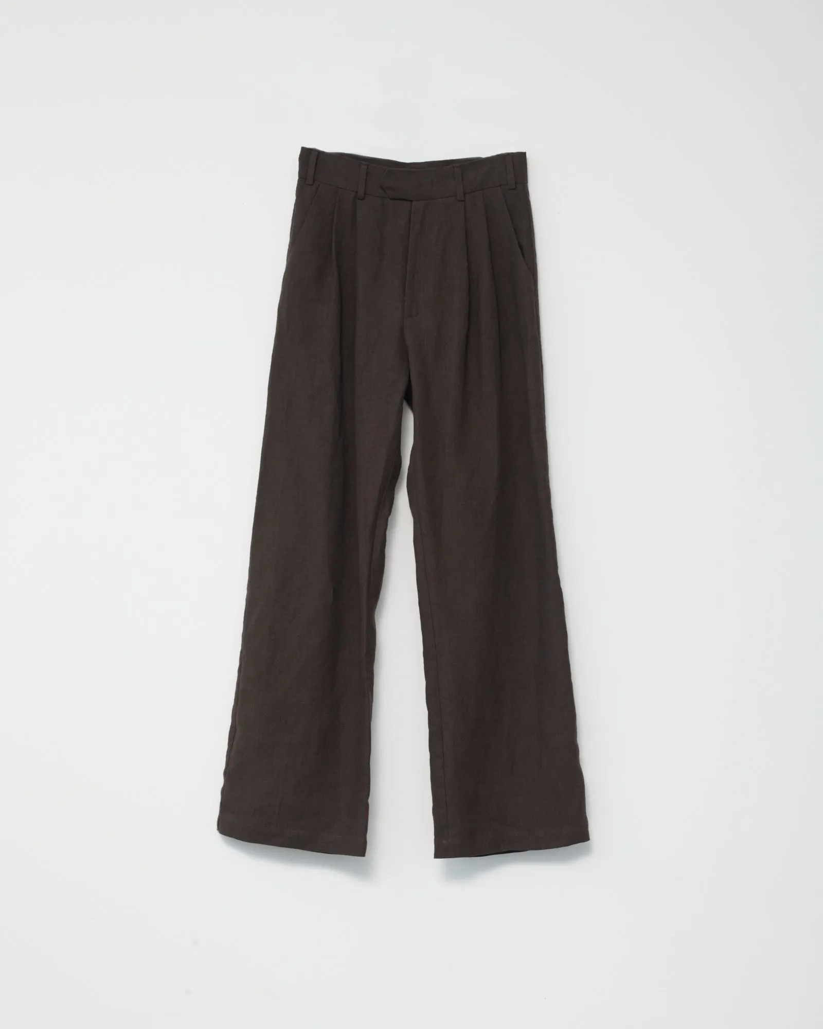 Linen Wide Box Trousers sold by AF Agger