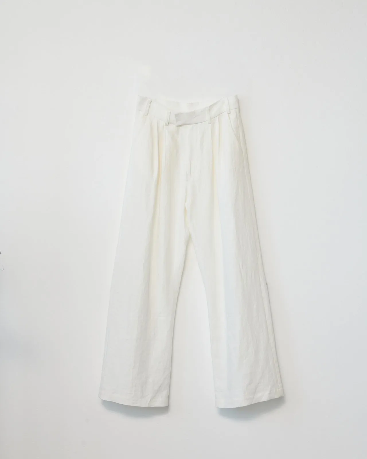 Linen wide box trousers sold by AF Agger