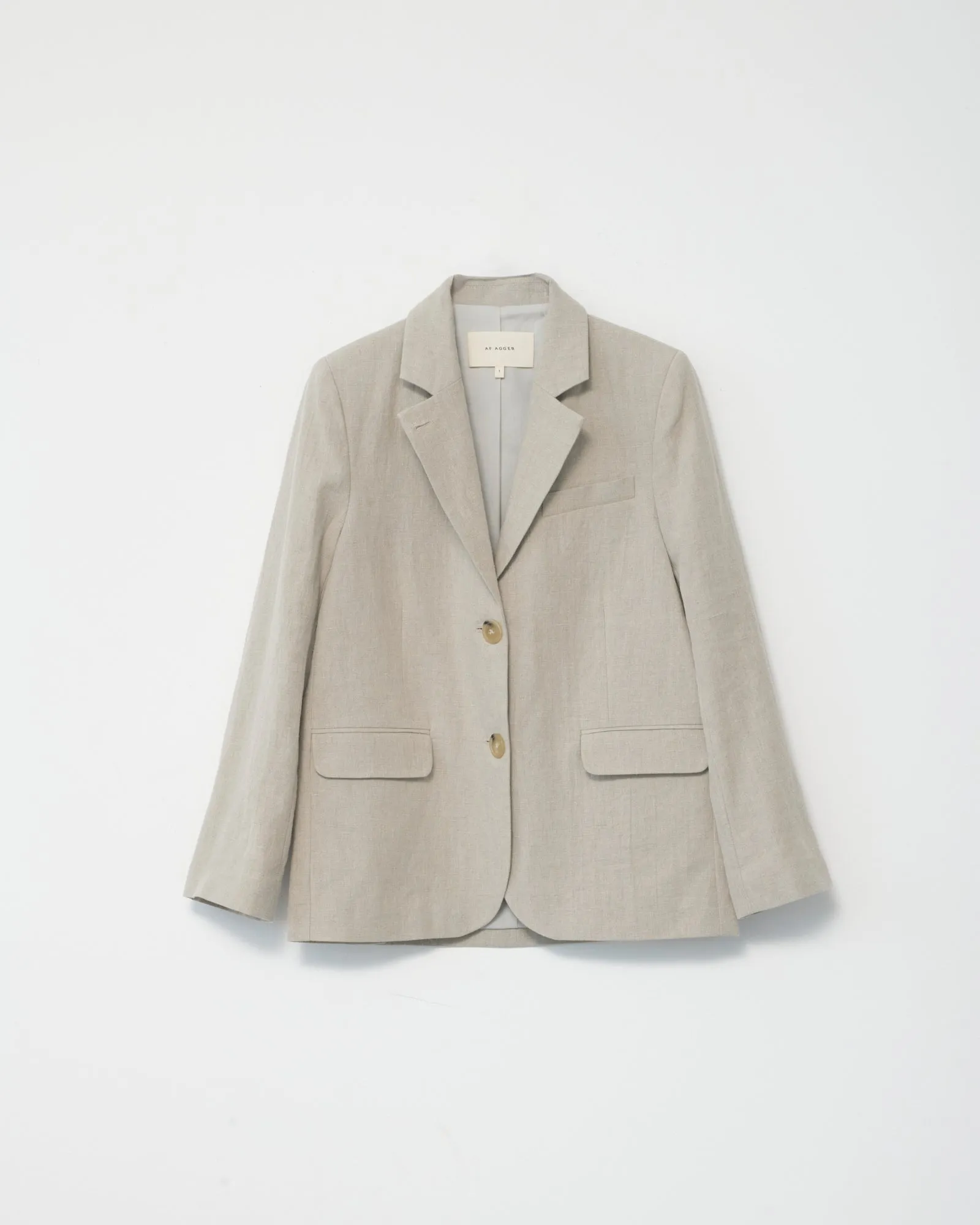Linen Straight Blazer sold by AF Agger