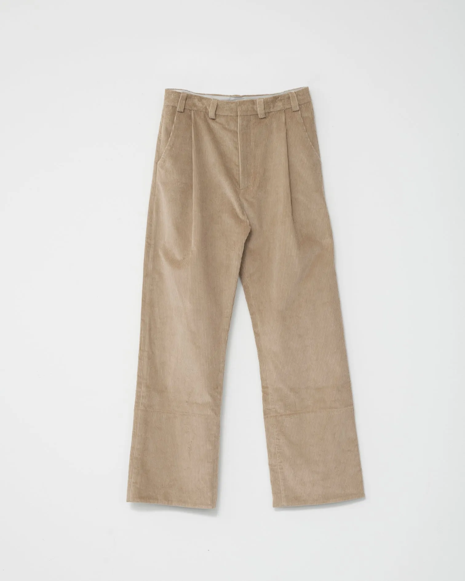 Corduroy box trousers sold by AF Agger
