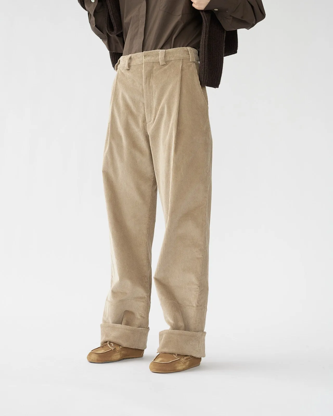 Corduroy box trousers sold by AF Agger product image thumbnail 4