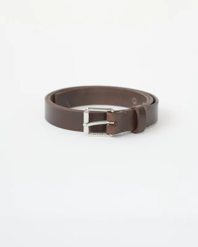 Tärnsjö leather belt - narrow made by AF Agger