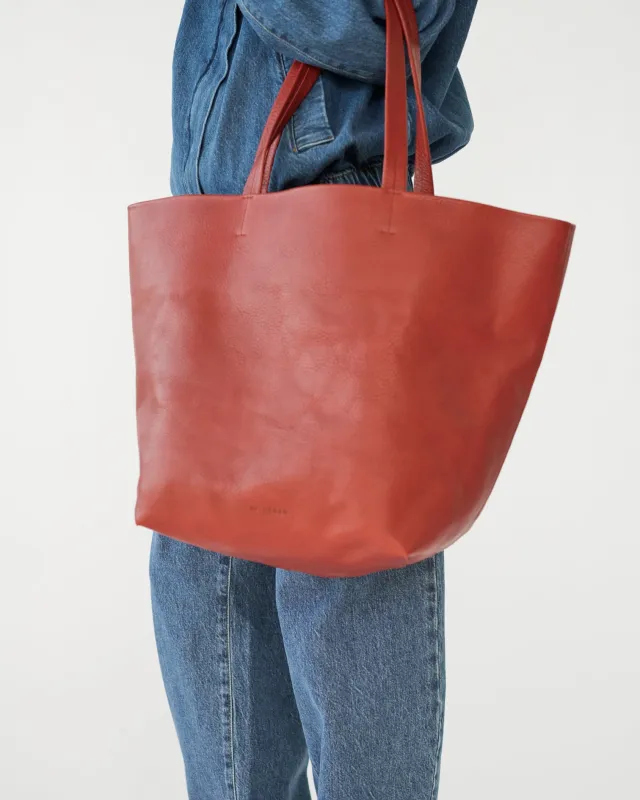 Full Grain Leather Tote Bag made by AF Agger