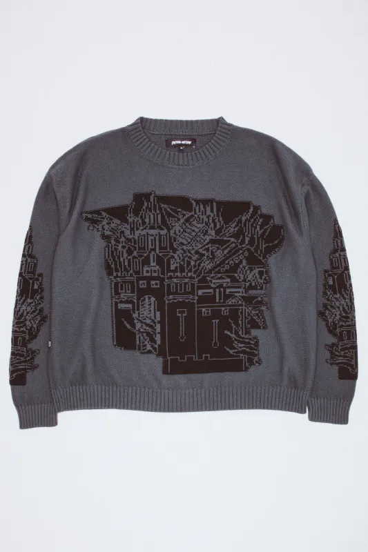 Falling Castles Sweater made by Fucking Awesome