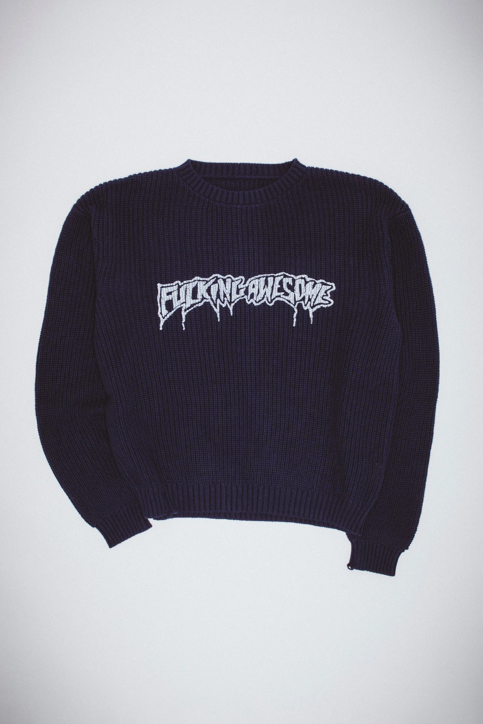 Drip Logo Knitted Sweater sold by Fucking Awesome product image thumbnail 4