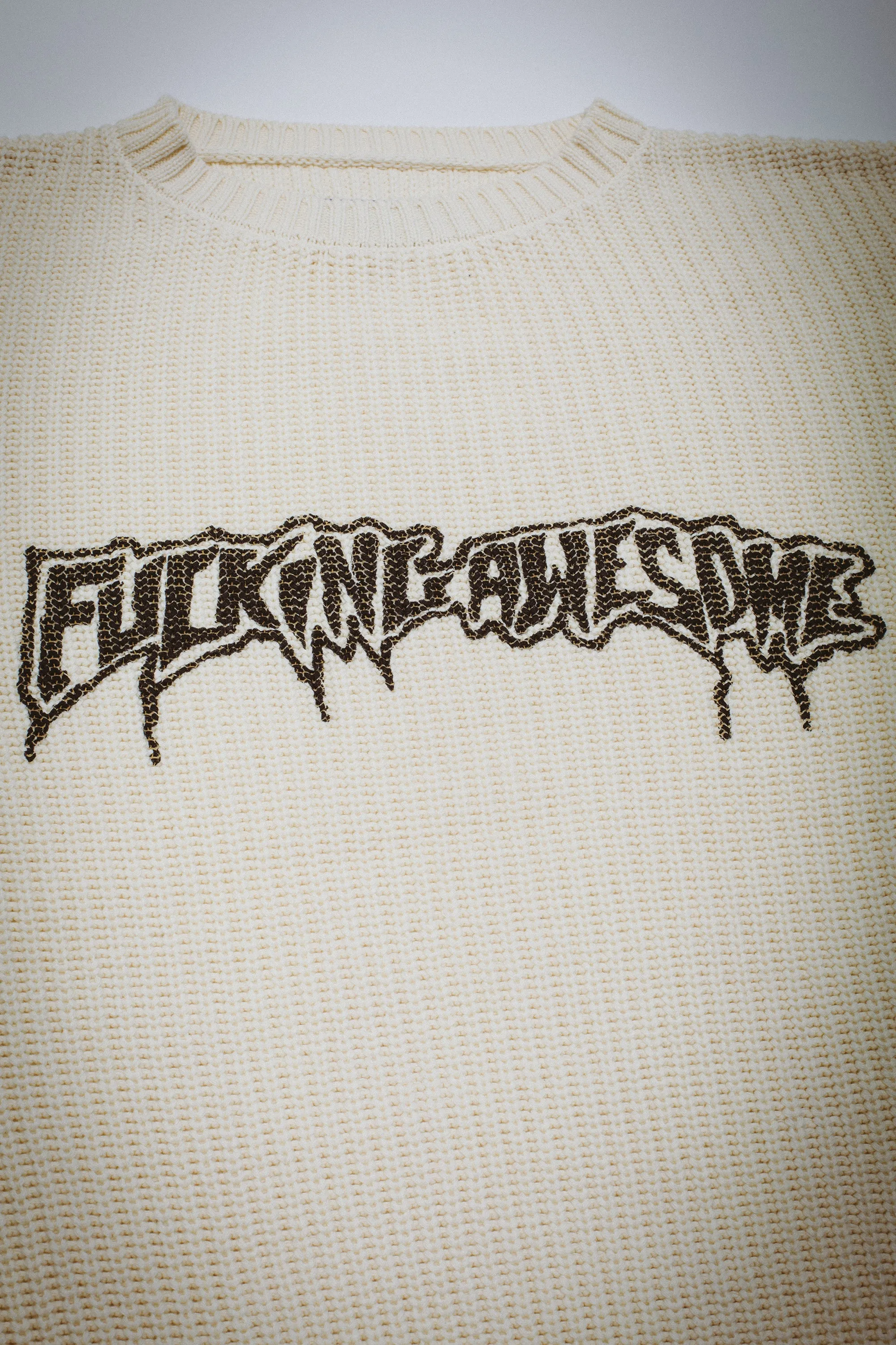 Drip Logo Knitted Sweater sold by Fucking Awesome product image thumbnail 3