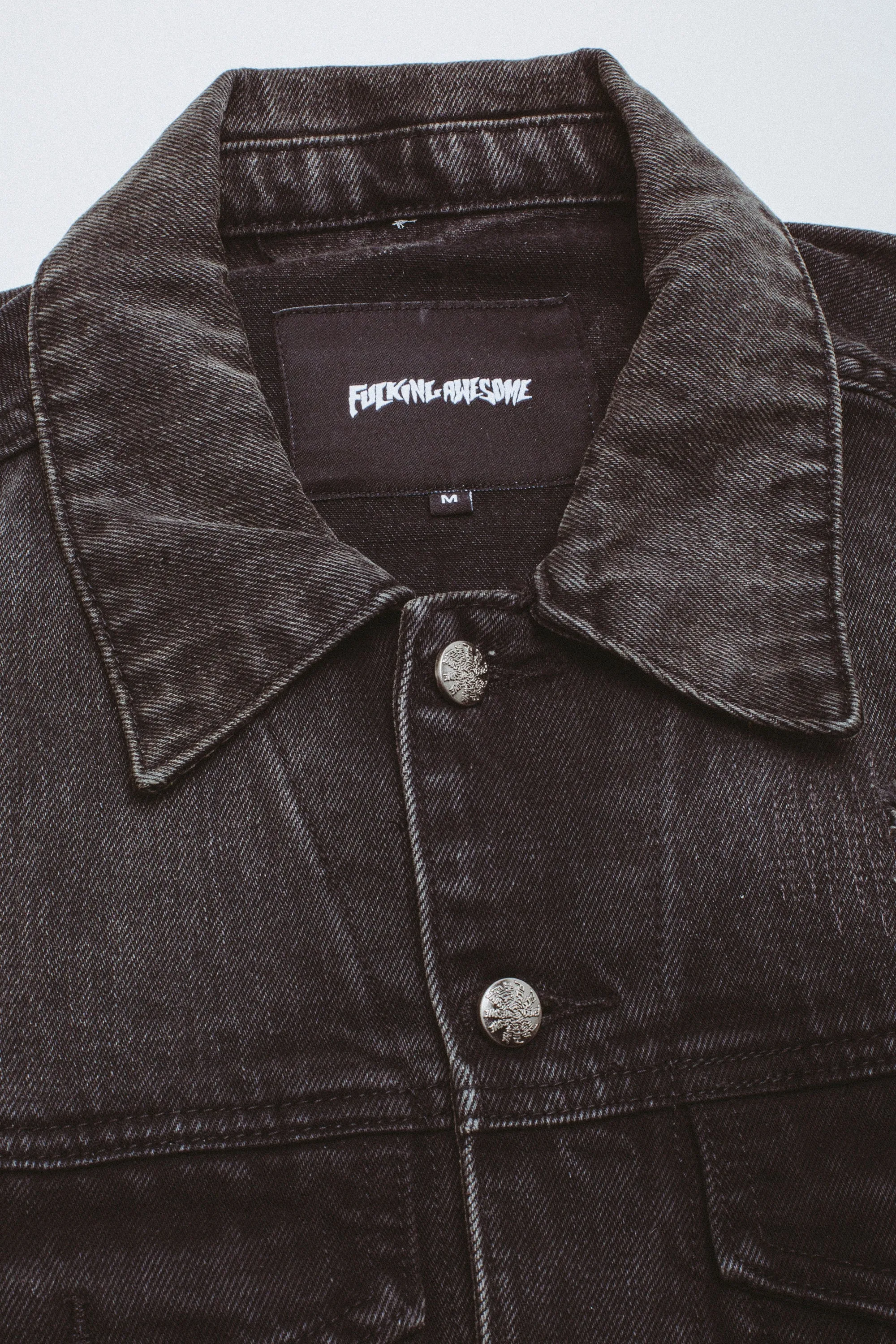Distressed Denim Jacket sold by Fucking Awesome product image thumbnail 3