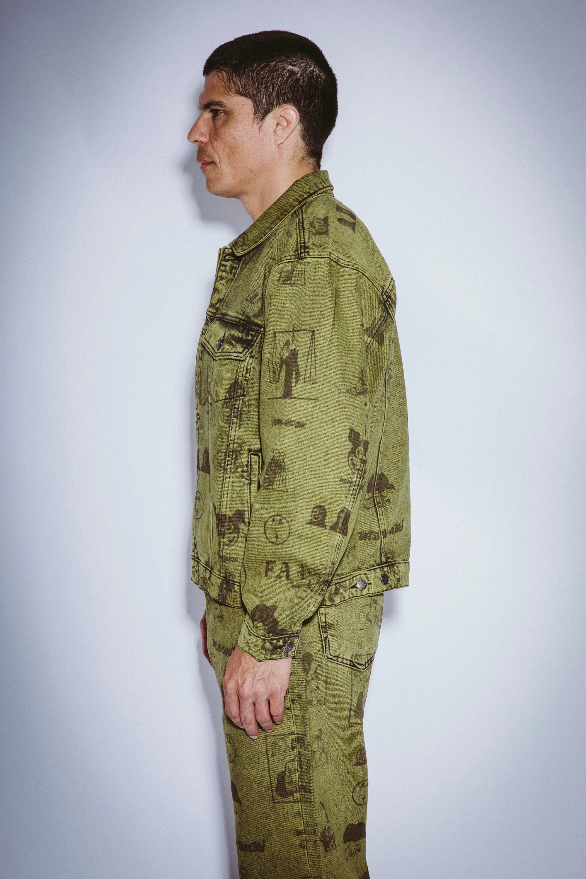 Cut Outs Trucker Jacket sold by Fucking Awesome product image thumbnail 4