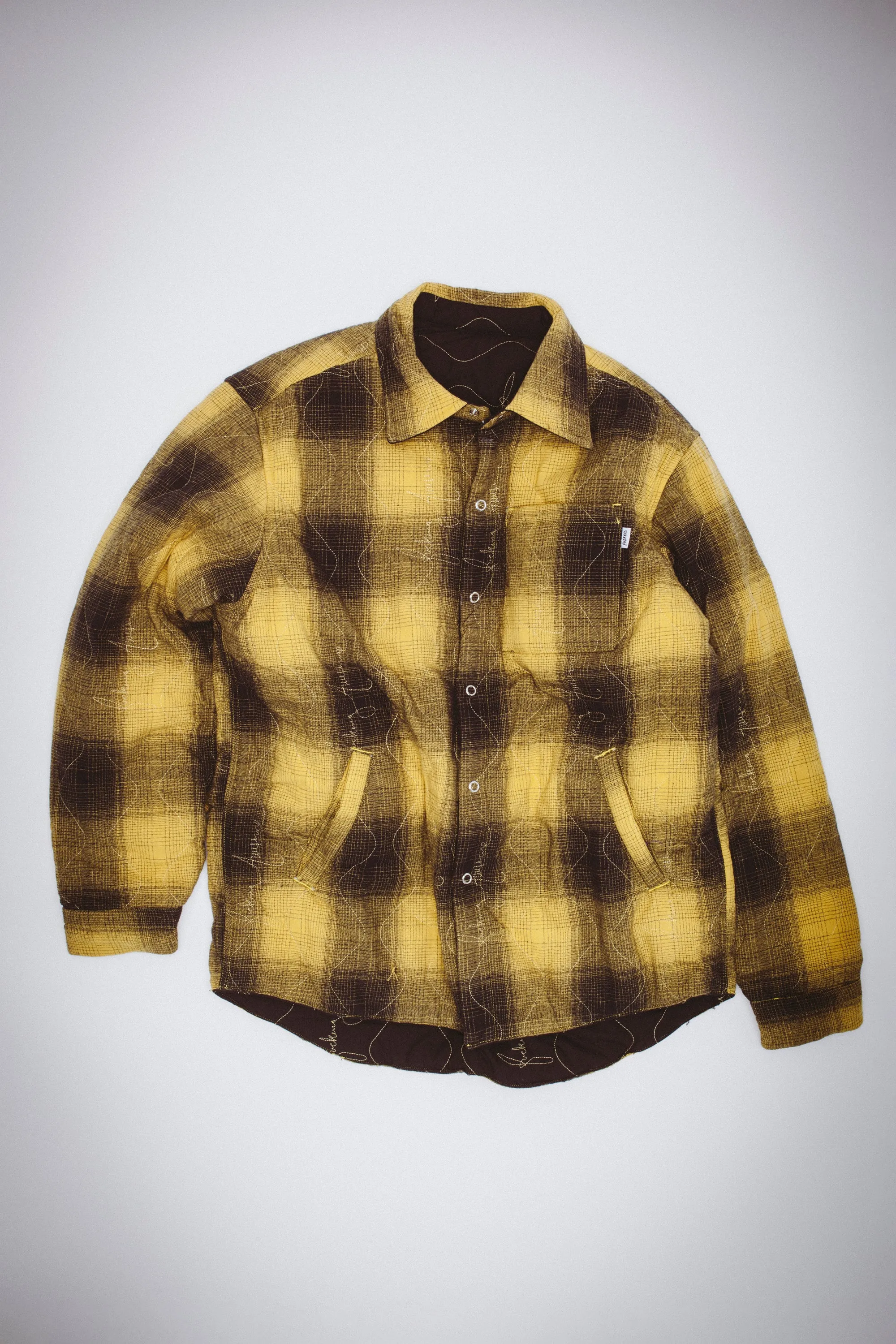 Lightweight Reversible Flannel Jacket sold by Fucking Awesome
