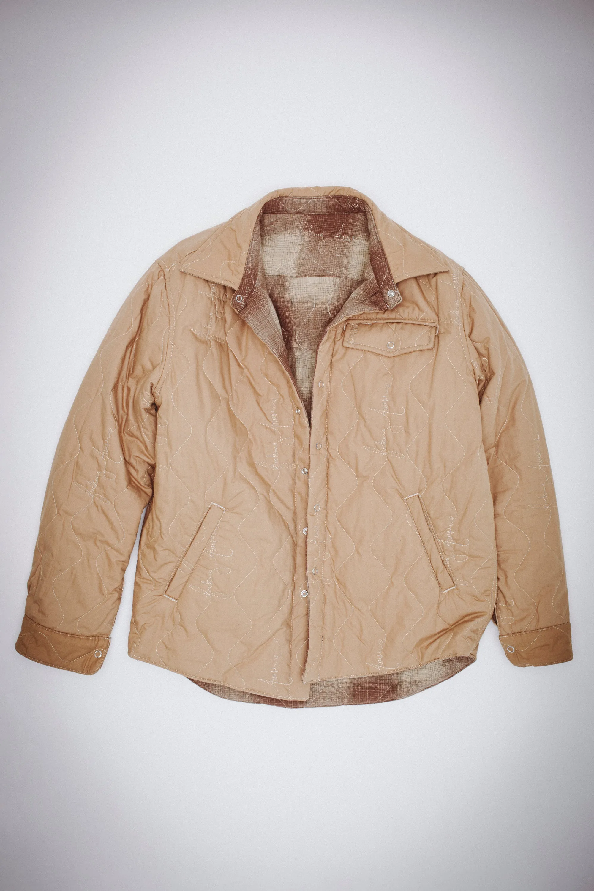 Lightweight Reversible Flannel Jacket sold by Fucking Awesome product image thumbnail 5