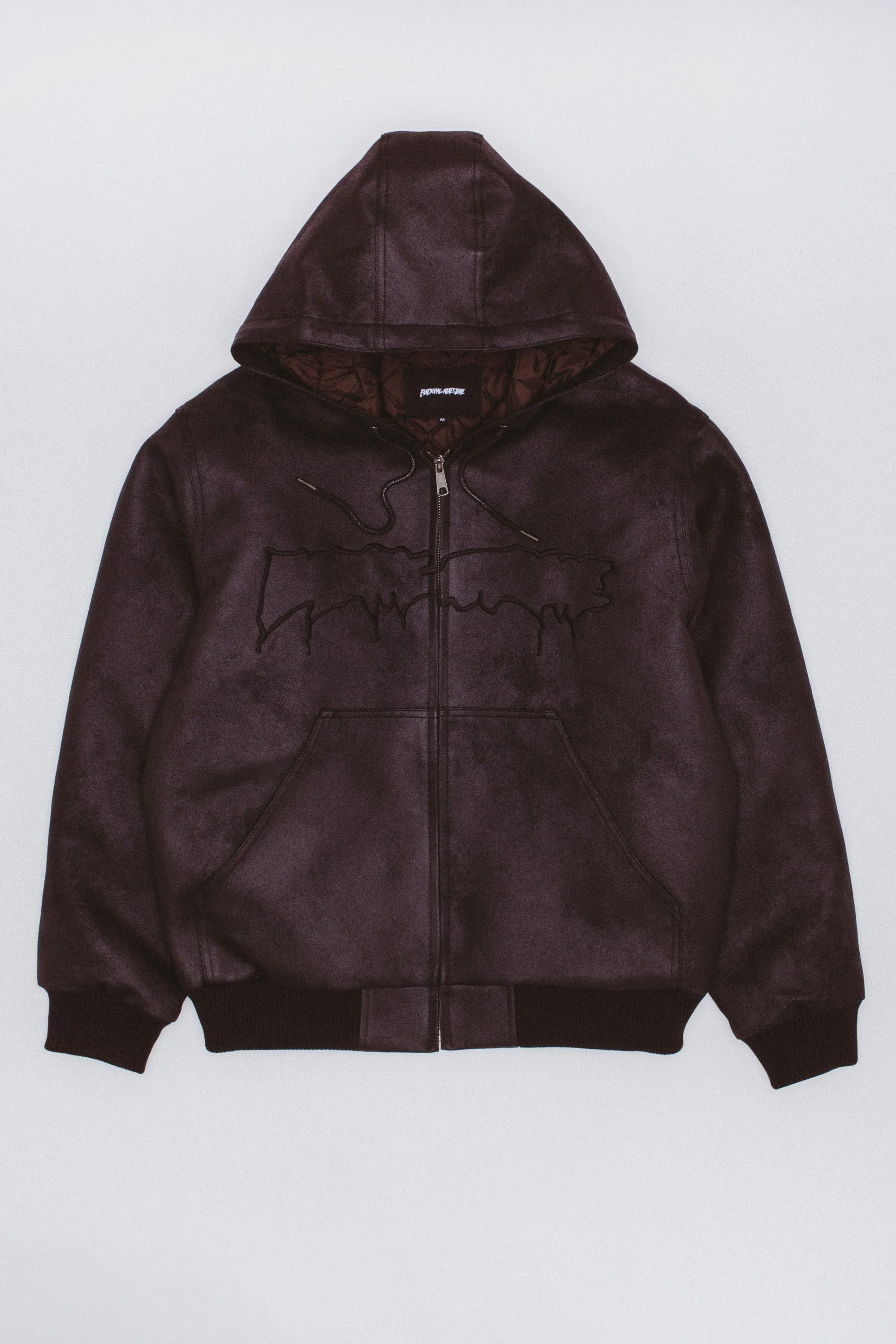 Faux Leather Hooded Jacket sold by Fucking Awesome