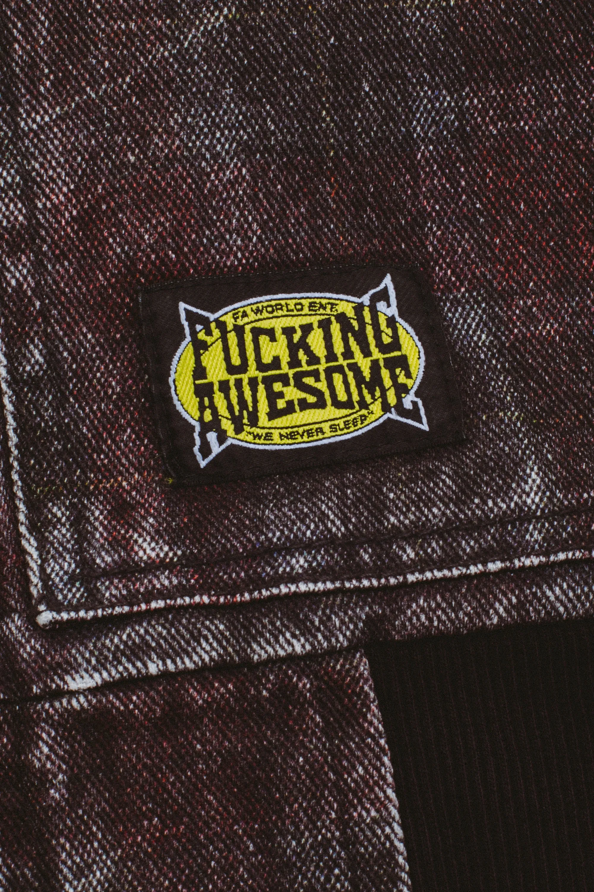 Distressed Plaid KO Work Jacket sold by Fucking Awesome product image thumbnail 5