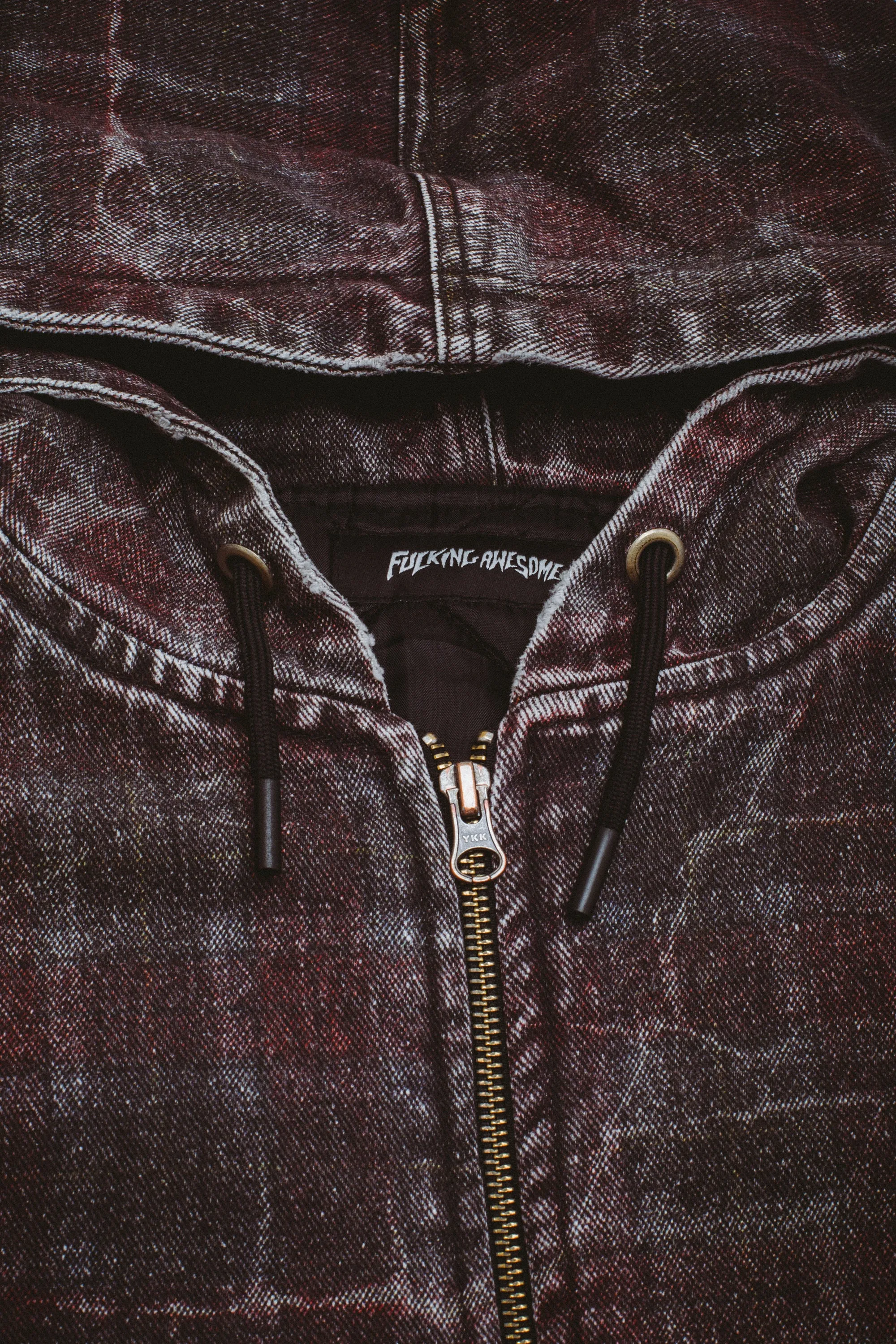 Distressed Plaid KO Work Jacket sold by Fucking Awesome product image thumbnail 3