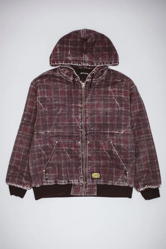 Distressed Plaid KO Work Jacket made by Fucking Awesome
