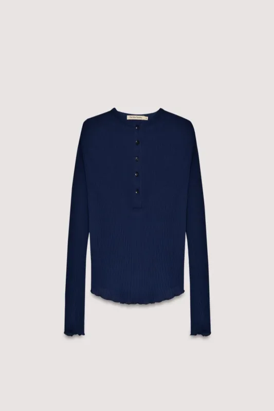 Enea Woman Tee Infinite Navy_Sampling made by The New Society