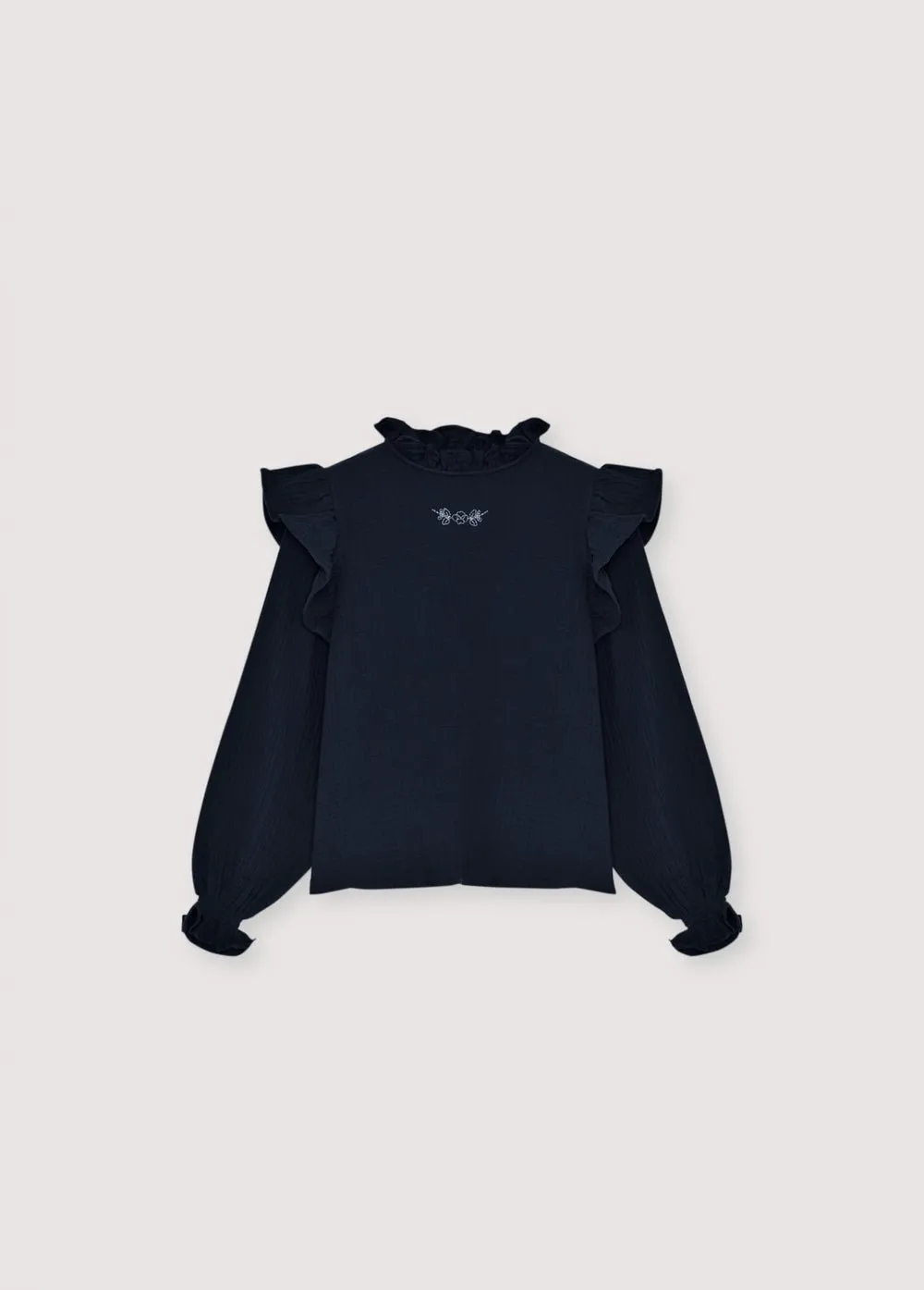Maitea Blouse Infinite Navy_Sampling sold by The New Society