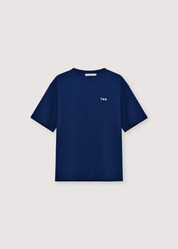 TNS Logo Men T-Shirt  Summer Midnight made by The New Society