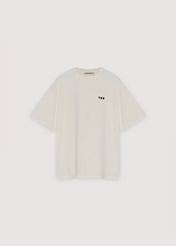 TNS Logo Men T-Shirt  Ecru made by The New Society
