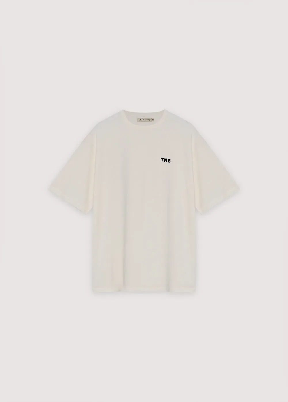 TNS Logo Men T-Shirt Ecru sold by The New Society