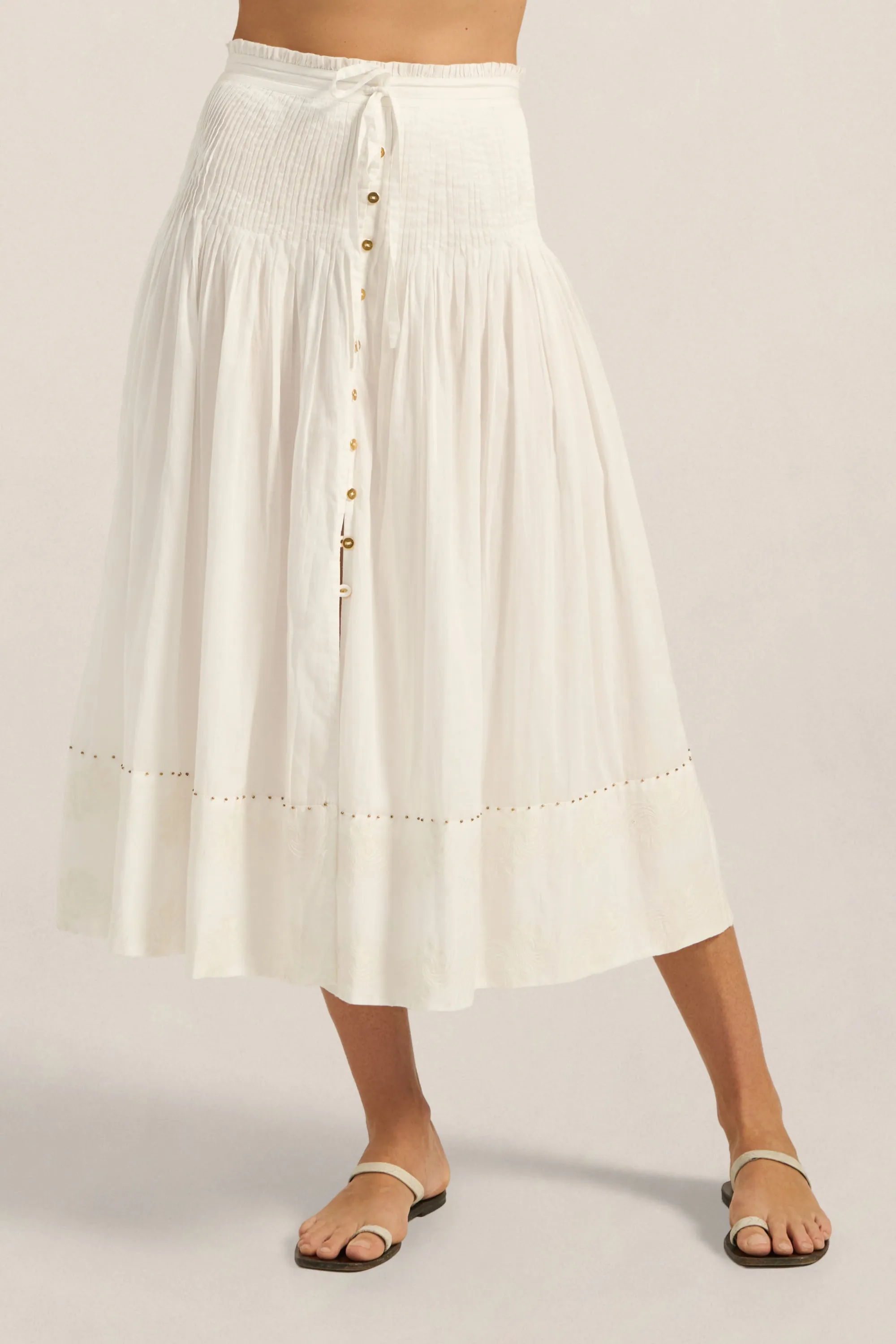 Diana White Voile Skirt sold by ILIO NEMA product image thumbnail 4