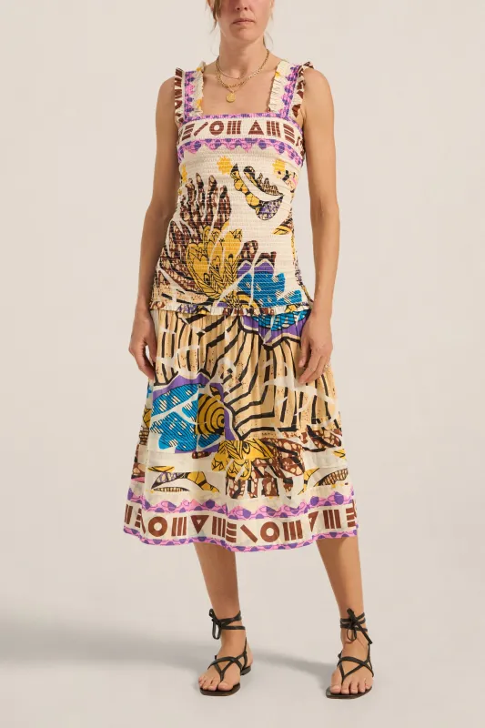Maia Jungle Print Dress made by ILIO NEMA