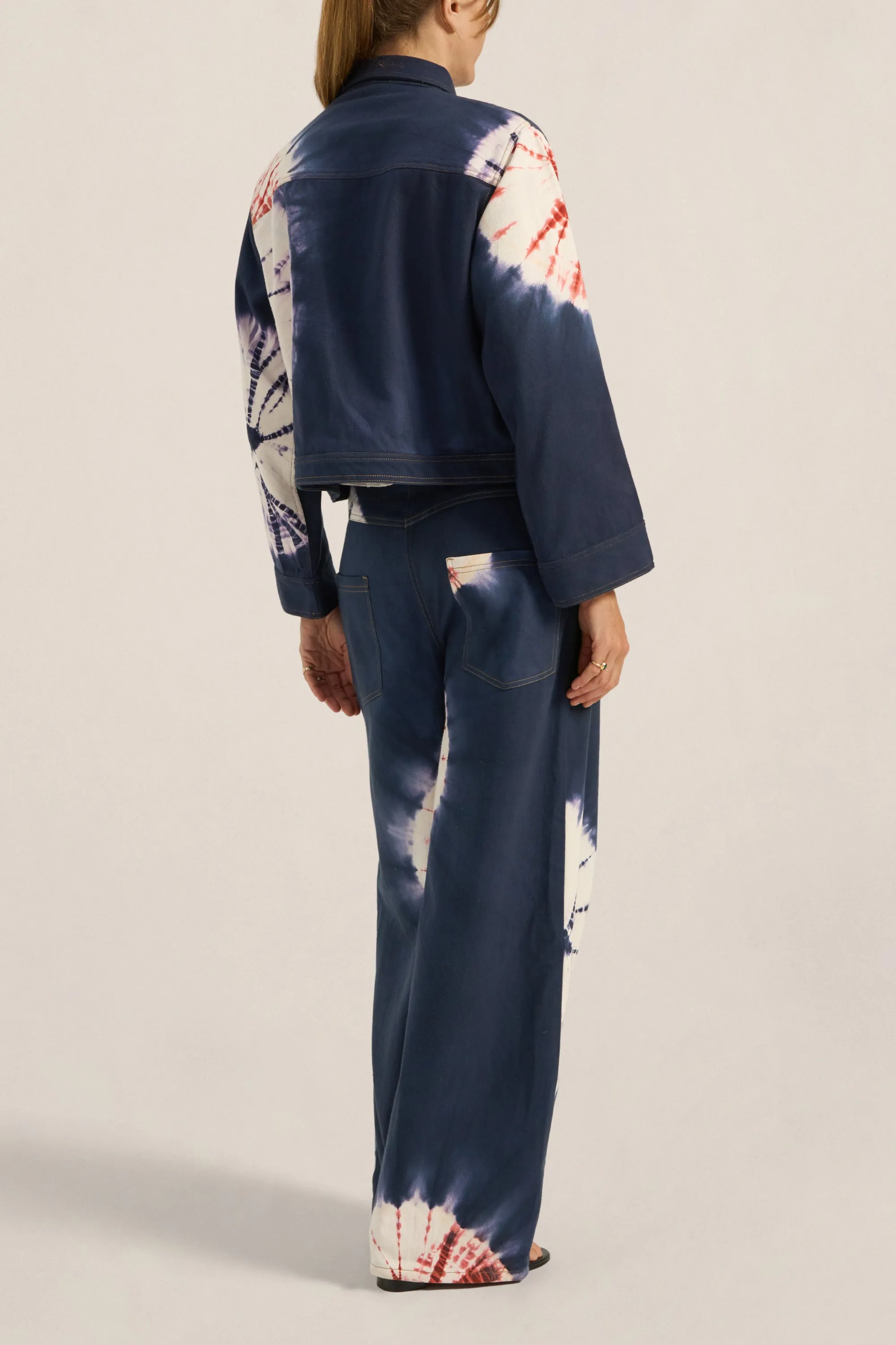Virgil Hand Tie-Dye Denim Jacket sold by ILIO NEMA product image thumbnail 5