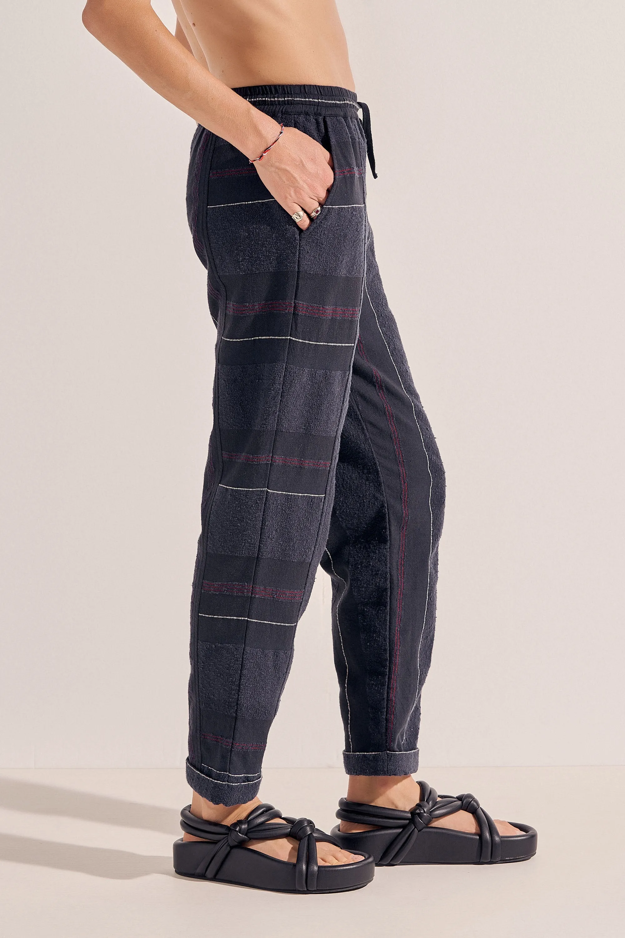 Cadmus Navy Boucle Stripe Pants sold by ILIO NEMA product image thumbnail 5