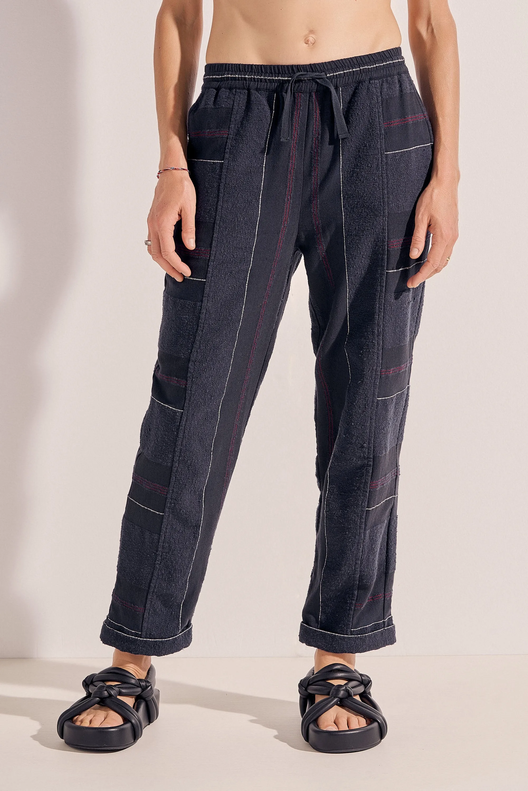Cadmus Navy Boucle Stripe Pants sold by ILIO NEMA product image thumbnail 2