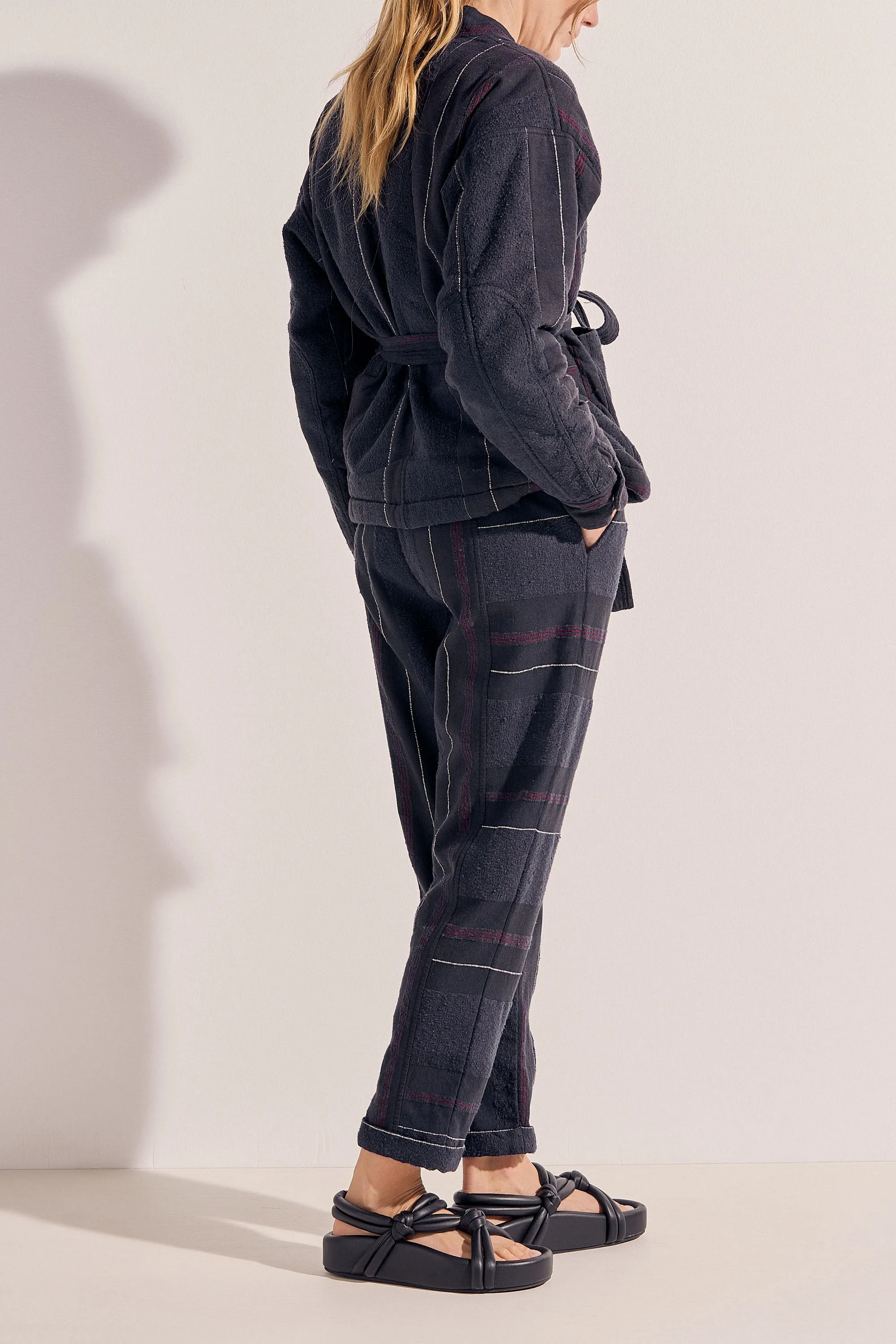 Cadmus Navy Boucle Stripe Pants sold by ILIO NEMA product image thumbnail 3
