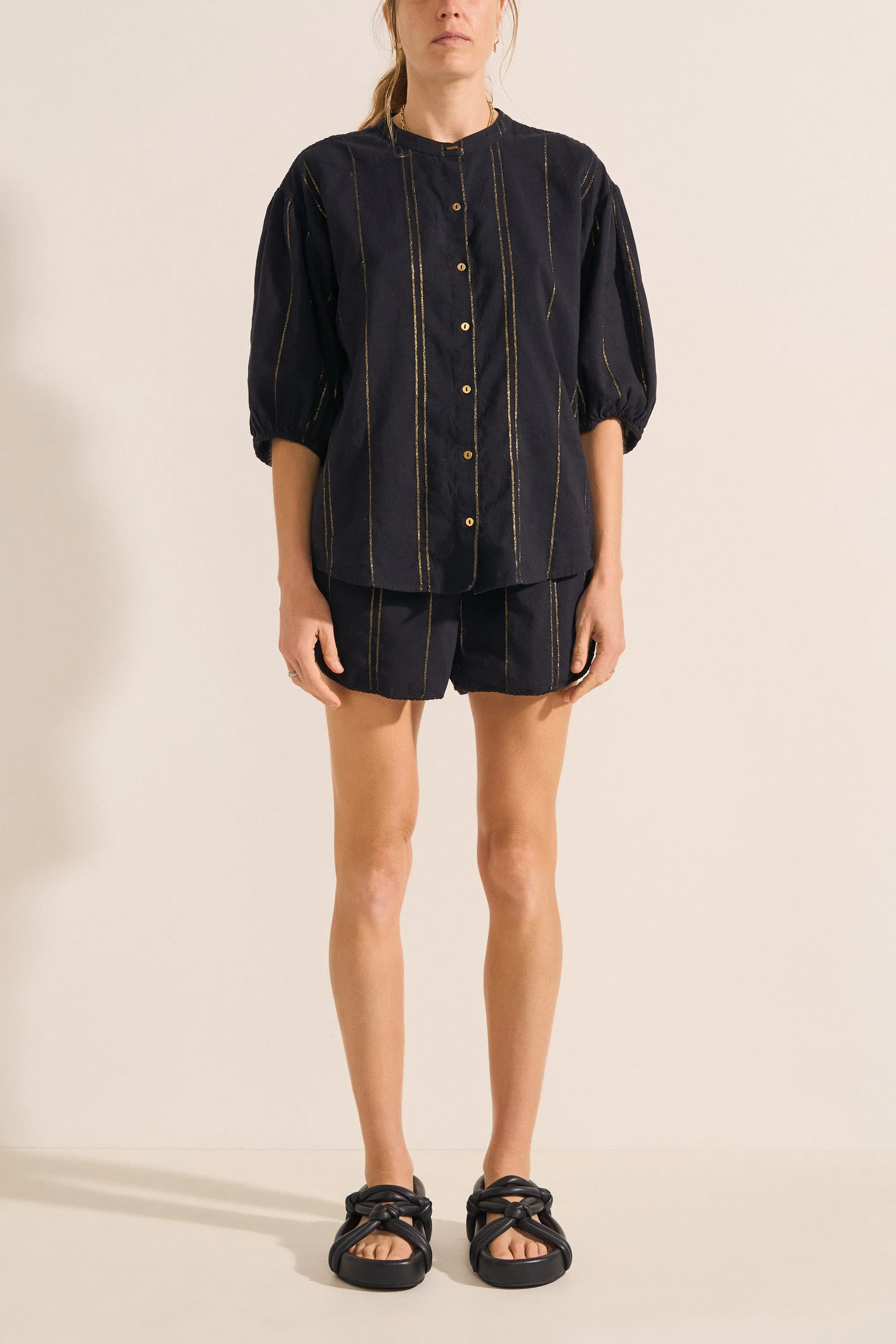 Linus Kheos Stripe Shirt sold by ILIO NEMA